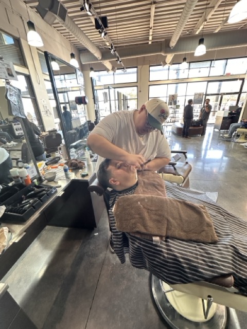 Classic shave for a client
